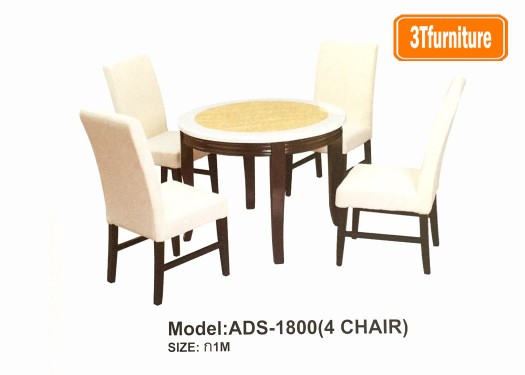 โต๊ะอาหารหน้าหินอ่อน ADS-1800 โต๊ะอาหารหน้าหินอ่อน ADS-1800